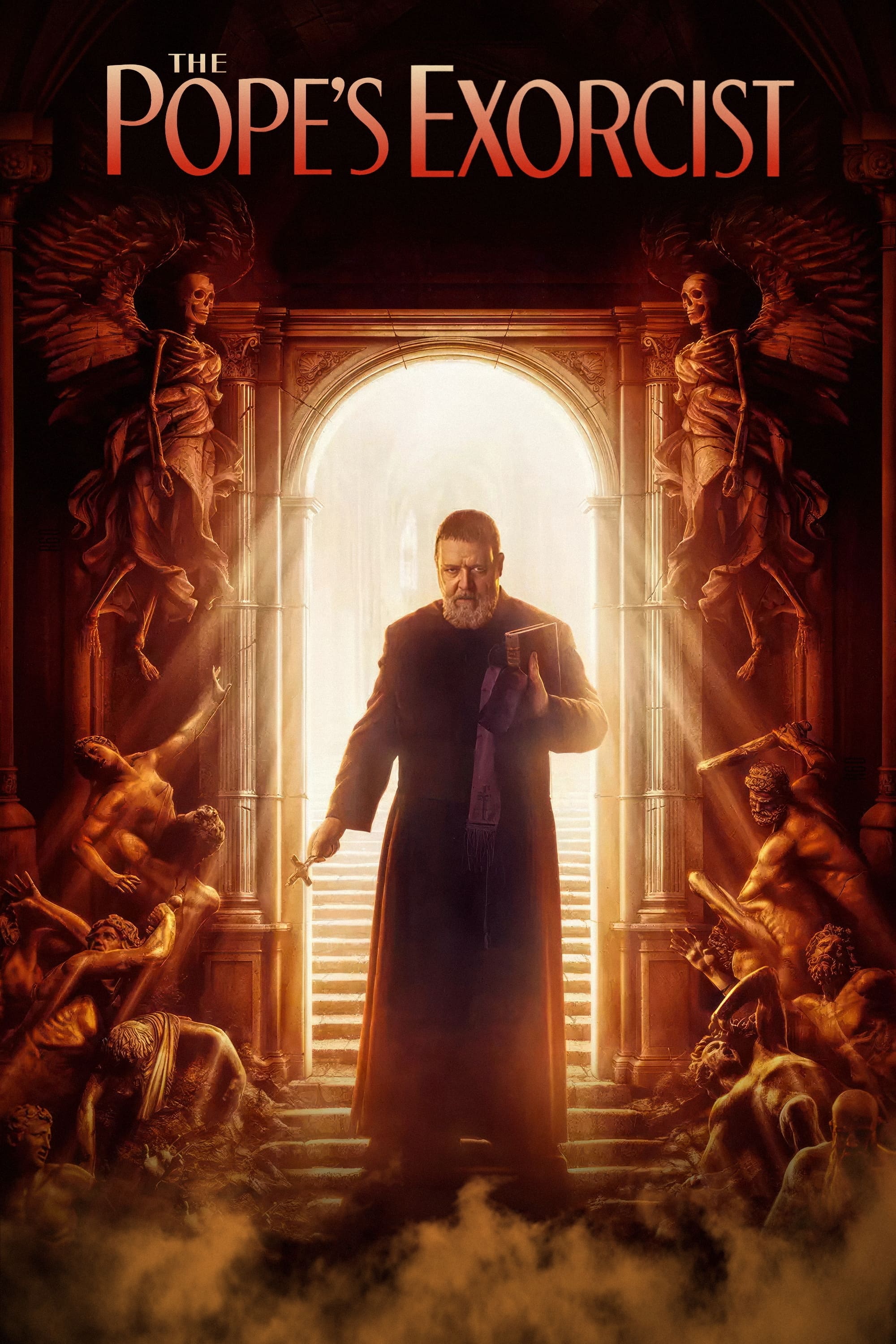The Pope's Exorcist Hindi Dubbed Movie Poster (2023)