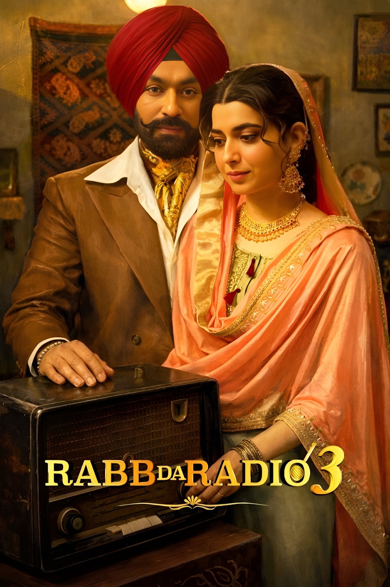 Rabb Da Radio 3 Hindi Dubbed Movie Poster (2026)