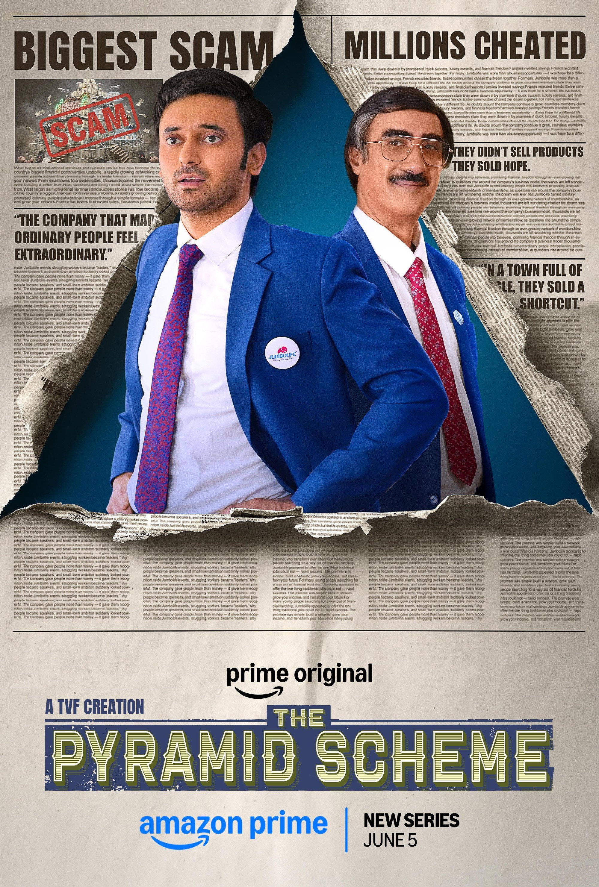 The Pyramid Scheme Hindi Dubbed Movie Poster (2026)