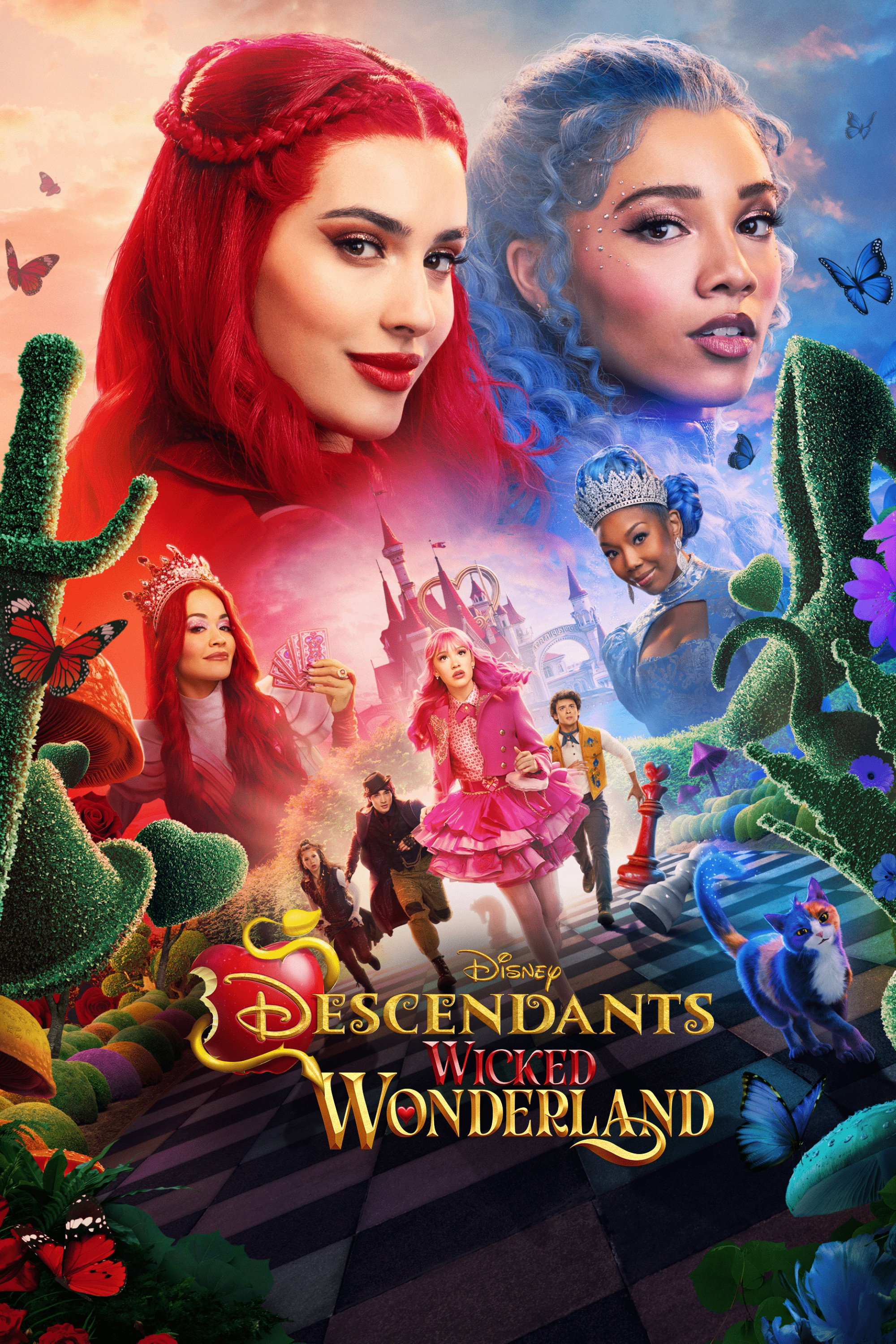 Descendants: Wicked Wonderland Hindi Dubbed Movie Poster (2026)